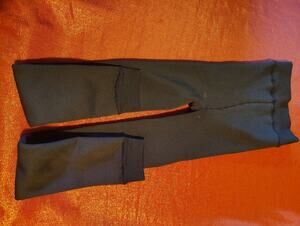 Via Rosa Leggings Womens M/L Fleece Lined Thermal Stretch Black Cozy Workout
